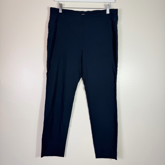 Van Heusen Navy Blue Stretchy Straight Leg Pants - Picture 5 of 5